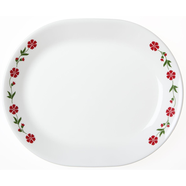 Corelle Livingware 12.25" Serving Platter Spring Pink - bakeware bake house kitchenware bakers supplies baking