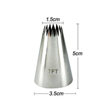 7FT Icing & Cookie Nozzle Stainless Steel