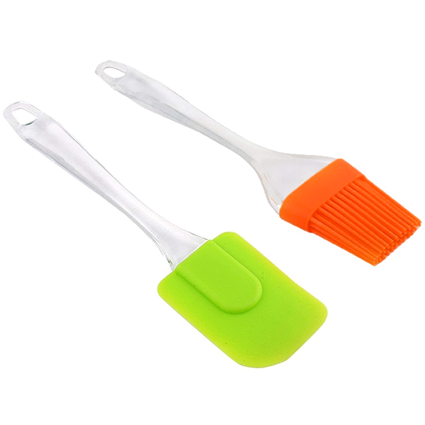 Silicone Spatula and Oil Brush Set