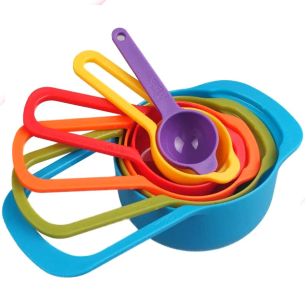 Measuring Cups and Spoons Set Colorful