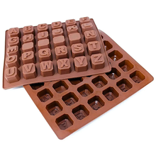 Alphabets Shape Silicone Chocolate Mold