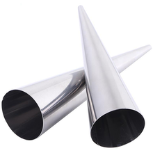 Cream Roll Mold Silver Cone