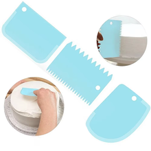 Cake Decorating Scraper Set 3Pcs
