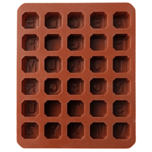 Alphabets Shape Silicone Chocolate Mold - bakeware bake house kitchenware bakers supplies baking