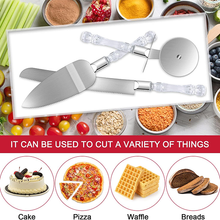 Pizza Cutter, Lifter & Knife 3 Pcs Set