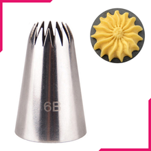 6B Stainless Steel Icing Nozzle - bakeware bake house kitchenware bakers supplies baking