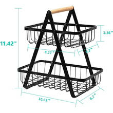 2 Rack Fruit Basket