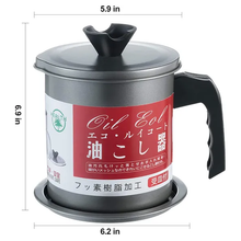 Stainless Steel Grease Container and Strainer