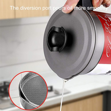 Stainless Steel Grease Container and Strainer