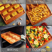 Nonstick Rectangle Crisper Tray