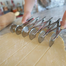 Stainless Steel Double Sided Wheel Dough Cutter