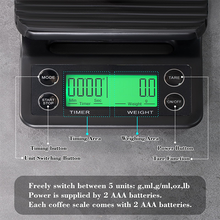Digital Coffee Scale with Timer