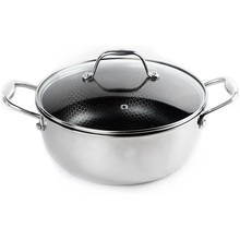 3-PLY Honeycomb Stainless Steel Casserole Pot