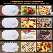 Fondant Ribbon Cutter 4 Wheel Roller