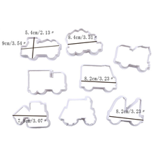 Construction Vehicle Cookie Cutter 8 Pcs Set - bakeware bake house kitchenware bakers supplies baking