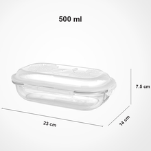 Limon Oval Glass Serving & Storage Container