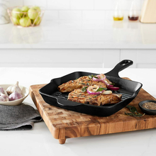 Cast Iron Square Griddle Pan -27Cm - bakeware bake house kitchenware bakers supplies baking