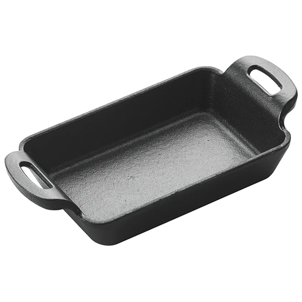 Cast Iron Rectangular Dish - 8 Inch