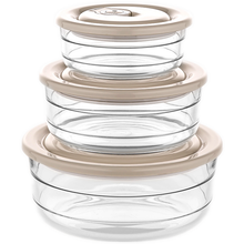 Limon Round Glass Container Set