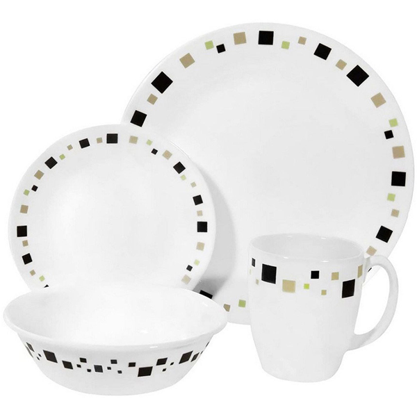 Corelle Livingware Series 16 Pcs Set Geometric