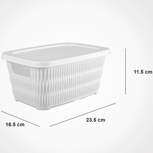 Limon Bamboo Basket With Lid Small Size