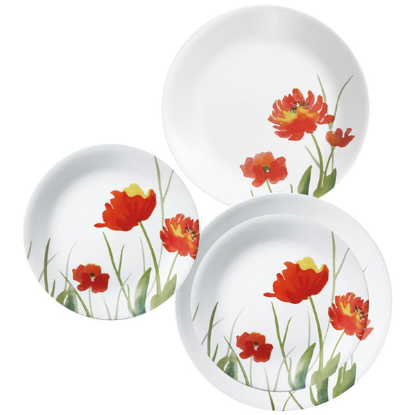 Corelle 18 Pcs Set Kalypso - Vive - bakeware bake house kitchenware bakers supplies baking