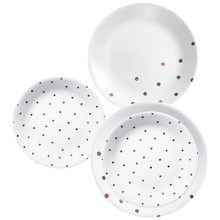 Corelle 18 Pcs Set Polka Dottie - Vive - bakeware bake house kitchenware bakers supplies baking