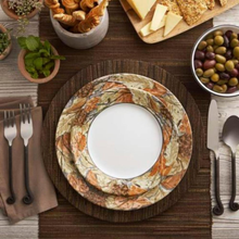 Corelle 18 Pcs Set Woodland Leaves - IMP - bakeware bake house kitchenware bakers supplies baking