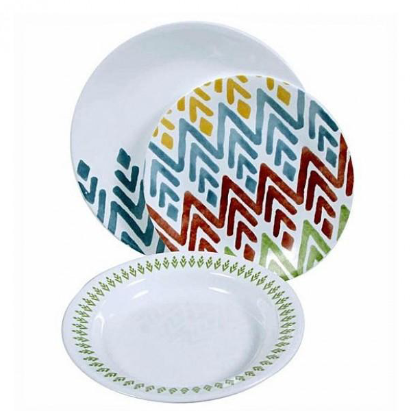 Corelle 18 Pcs Set Zamba - Vive - bakeware bake house kitchenware bakers supplies baking
