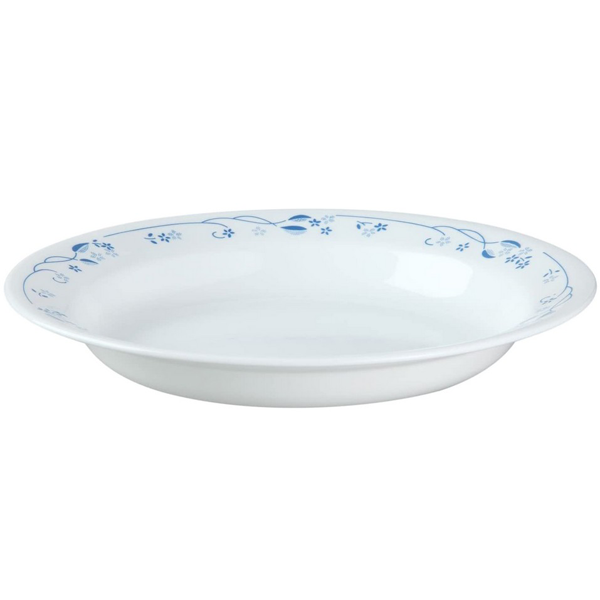 Corelle 15oz Rimmed Deep Plate - Provincial Blue