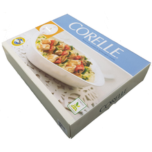 Corelle 2.83L Oblong Dish Brushed Stroke Roses with plastic cover - bakeware bake house kitchenware bakers supplies baking