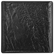 Wilmax SlateStone Square Plate 6.75