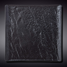 Wilmax SlateStone Square Plate 8.5