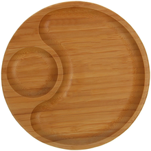 Wilmax Natural Bamboo 2 Section Platter 14