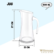Wilmax Glass Jug 1500ml