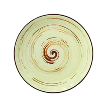 Wilmax Spiral Pistachio Round Plate 10