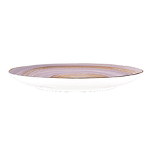 Wilmax Spiral Lavender Round Plate 8